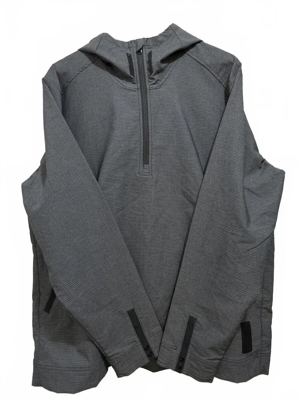 Adidas Adicross Men's XL Golf Anorak Half-Zip Hoodie Grey/Carbon Athleisure